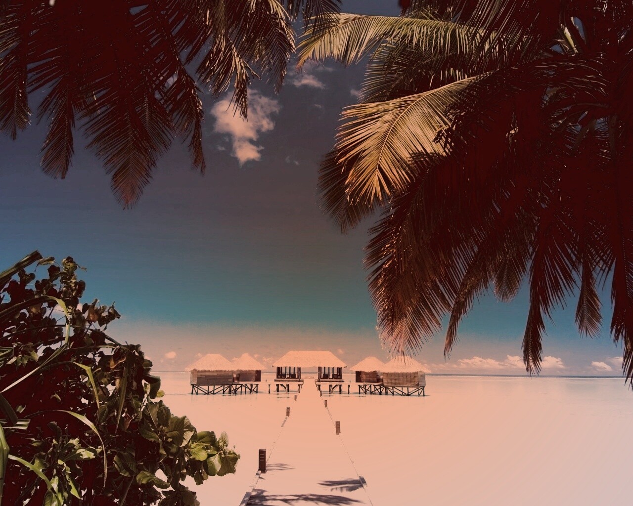 Солнечные мальдивы обои