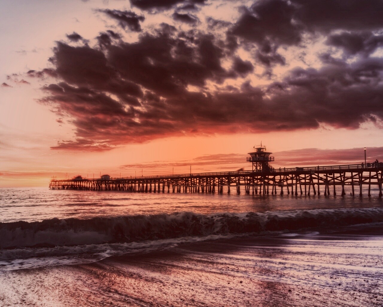 Морской прилив обои