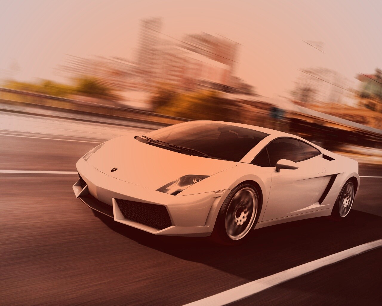 Серый Ламборджини обои