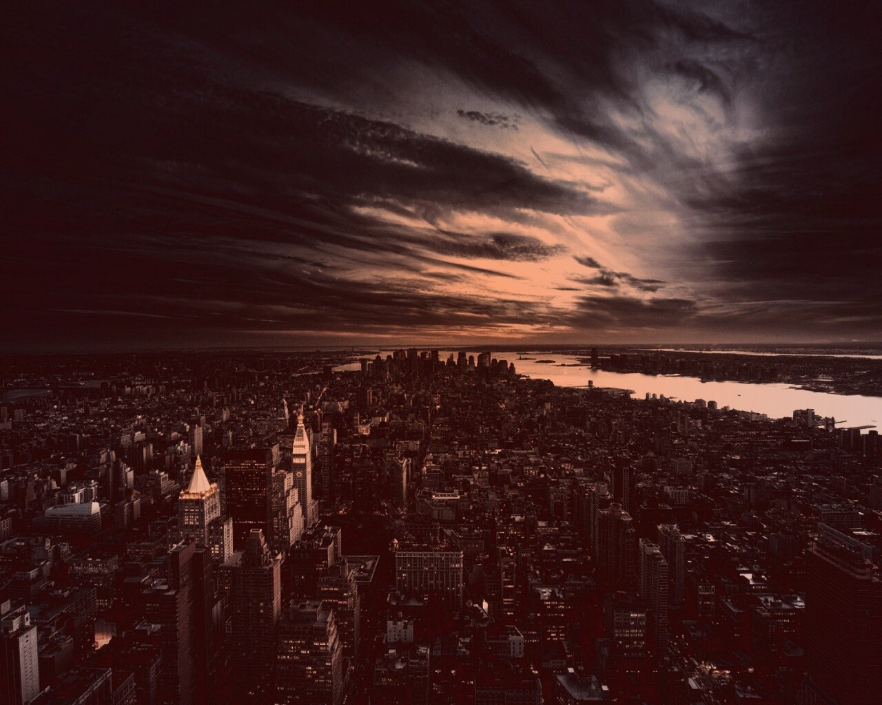 Лондон сверху обои