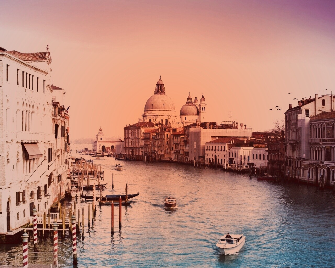 Венецианский канал обои