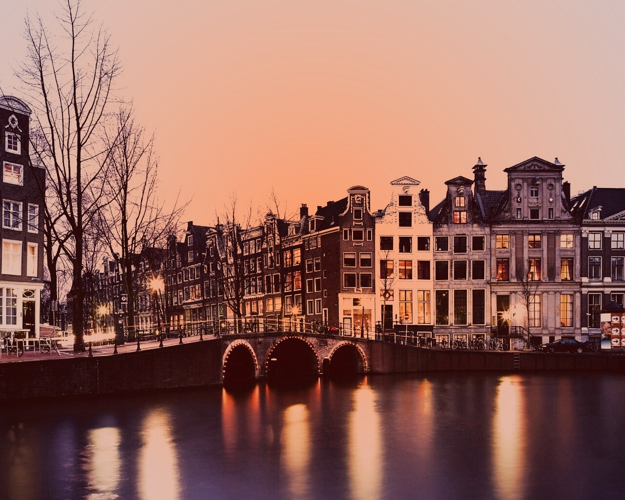 Европейский городок обои