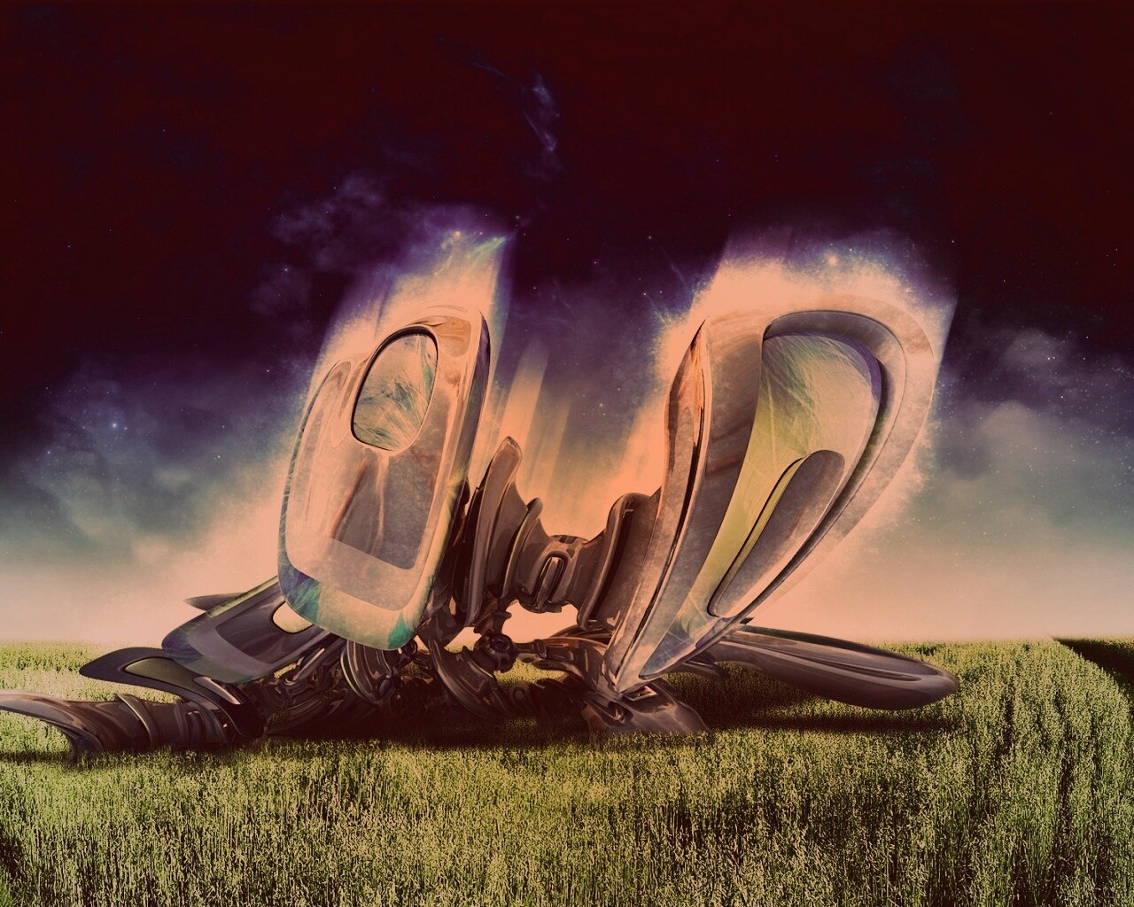 Нечто в поле обои