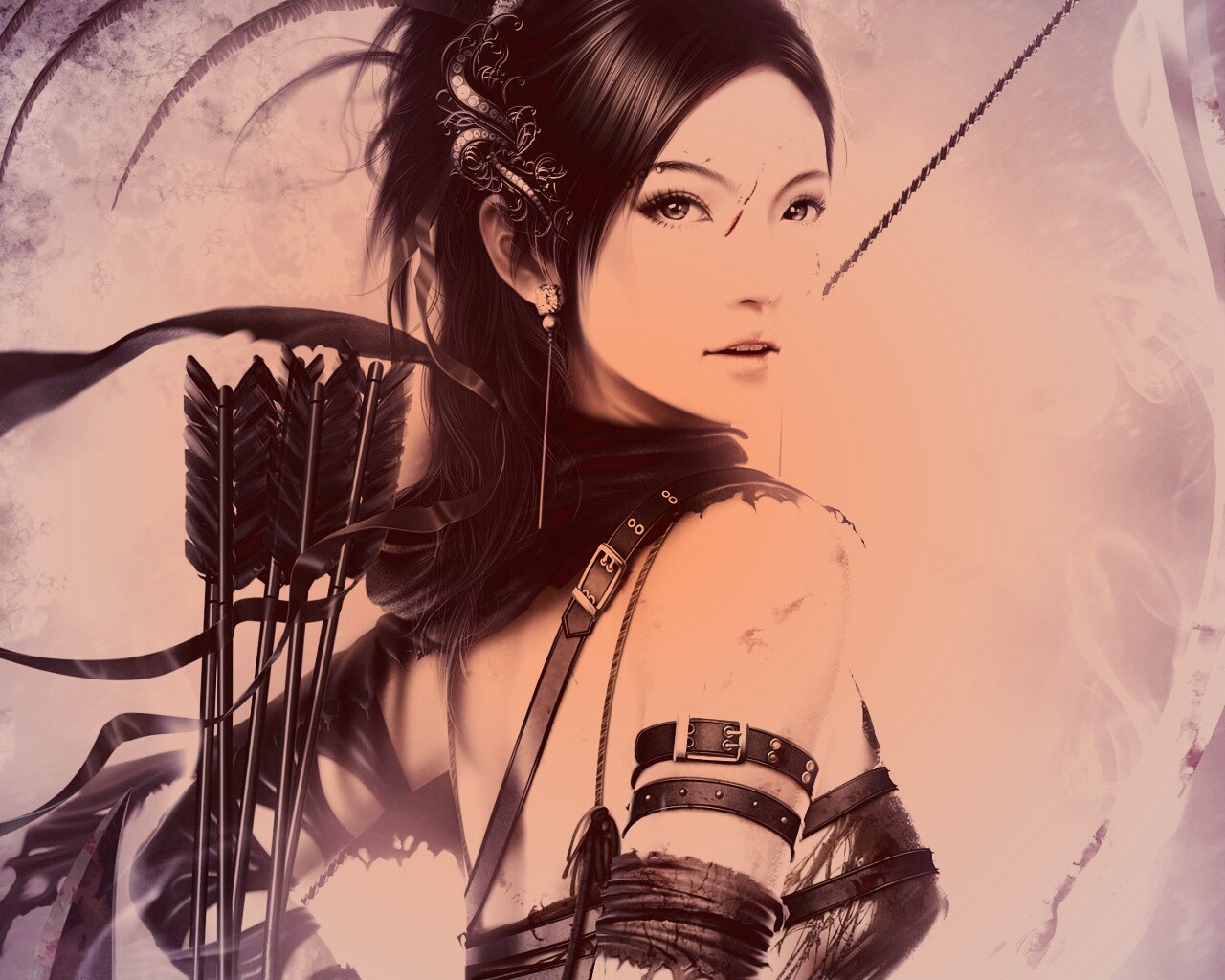 Лучница обои