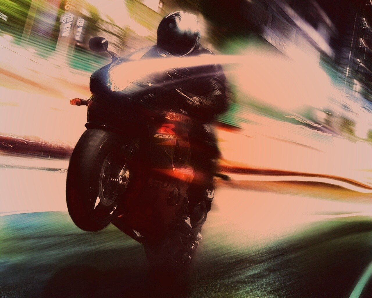 Сокрость на мотоцикле обои