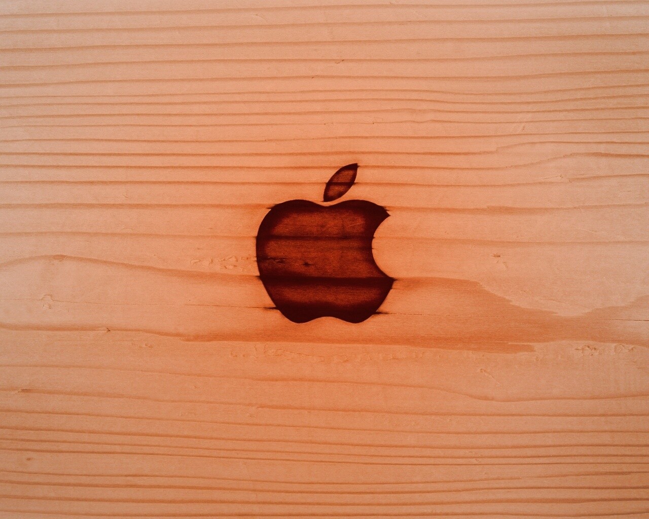 Выжженое яблочко обои