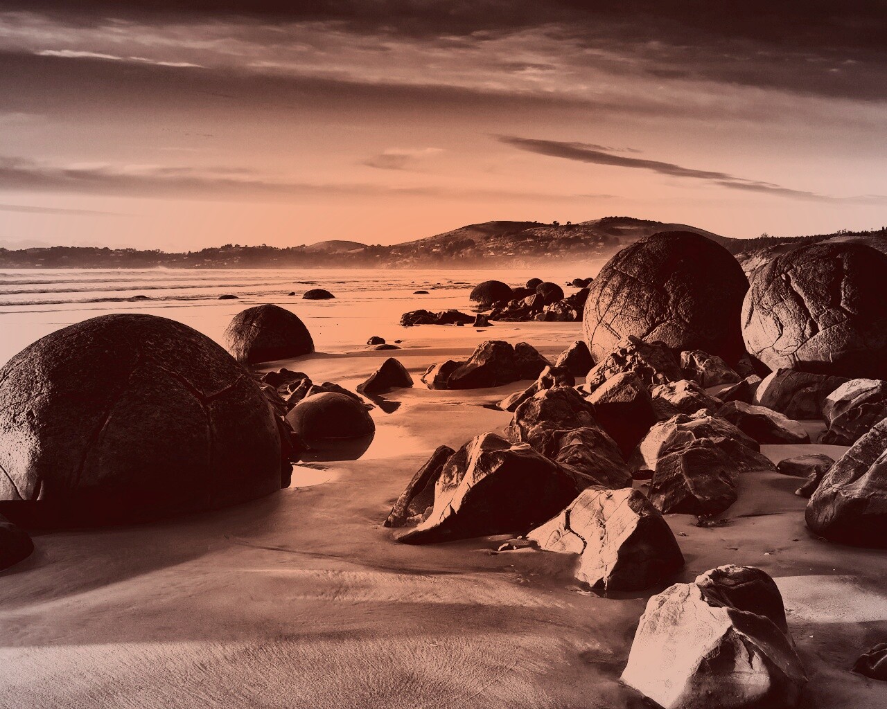 Каменные шары обои