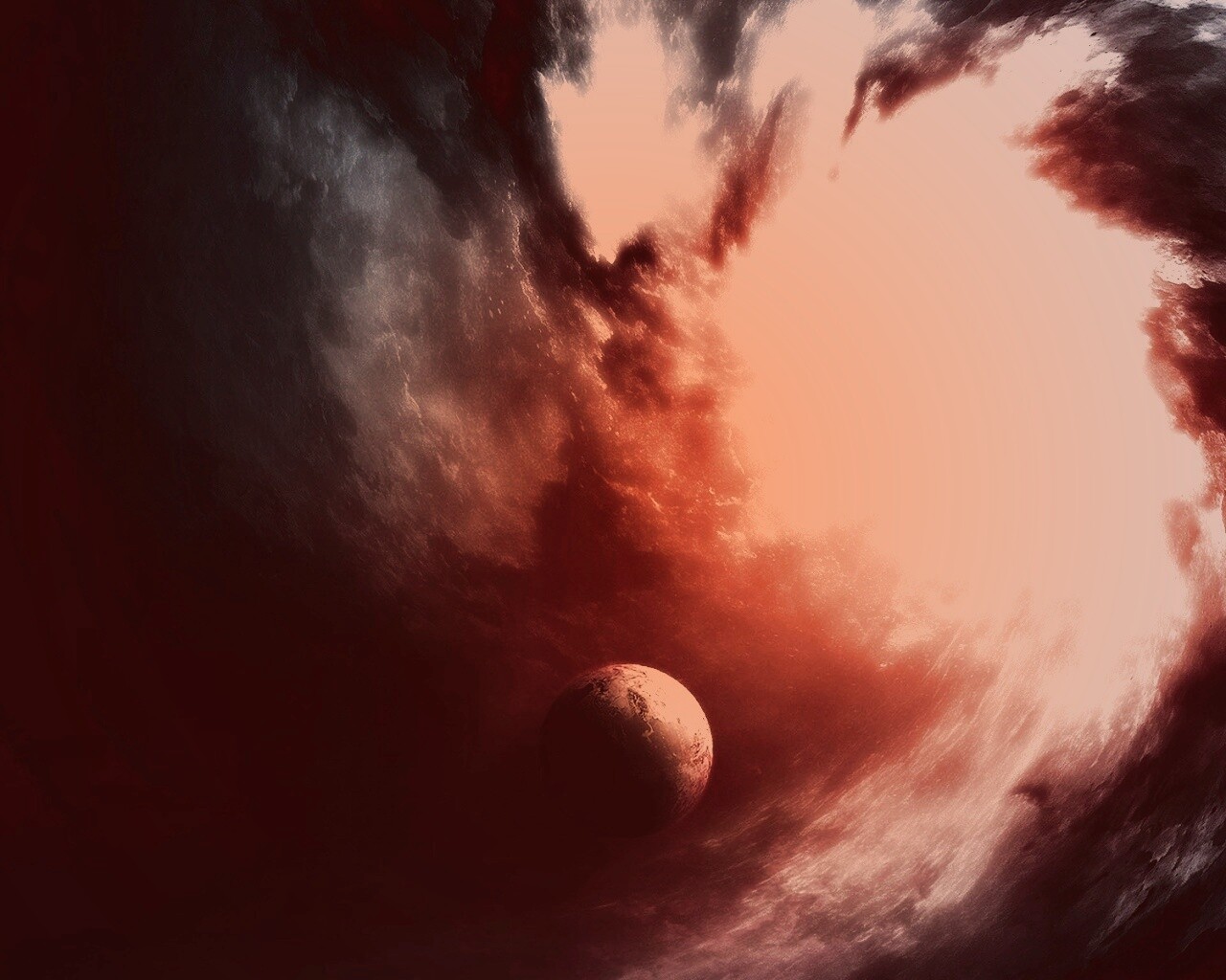 Космический вихрь обои