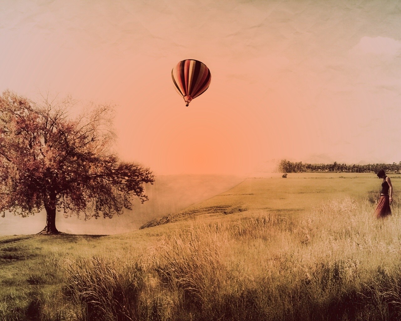 Умиротворенный коллаж обои