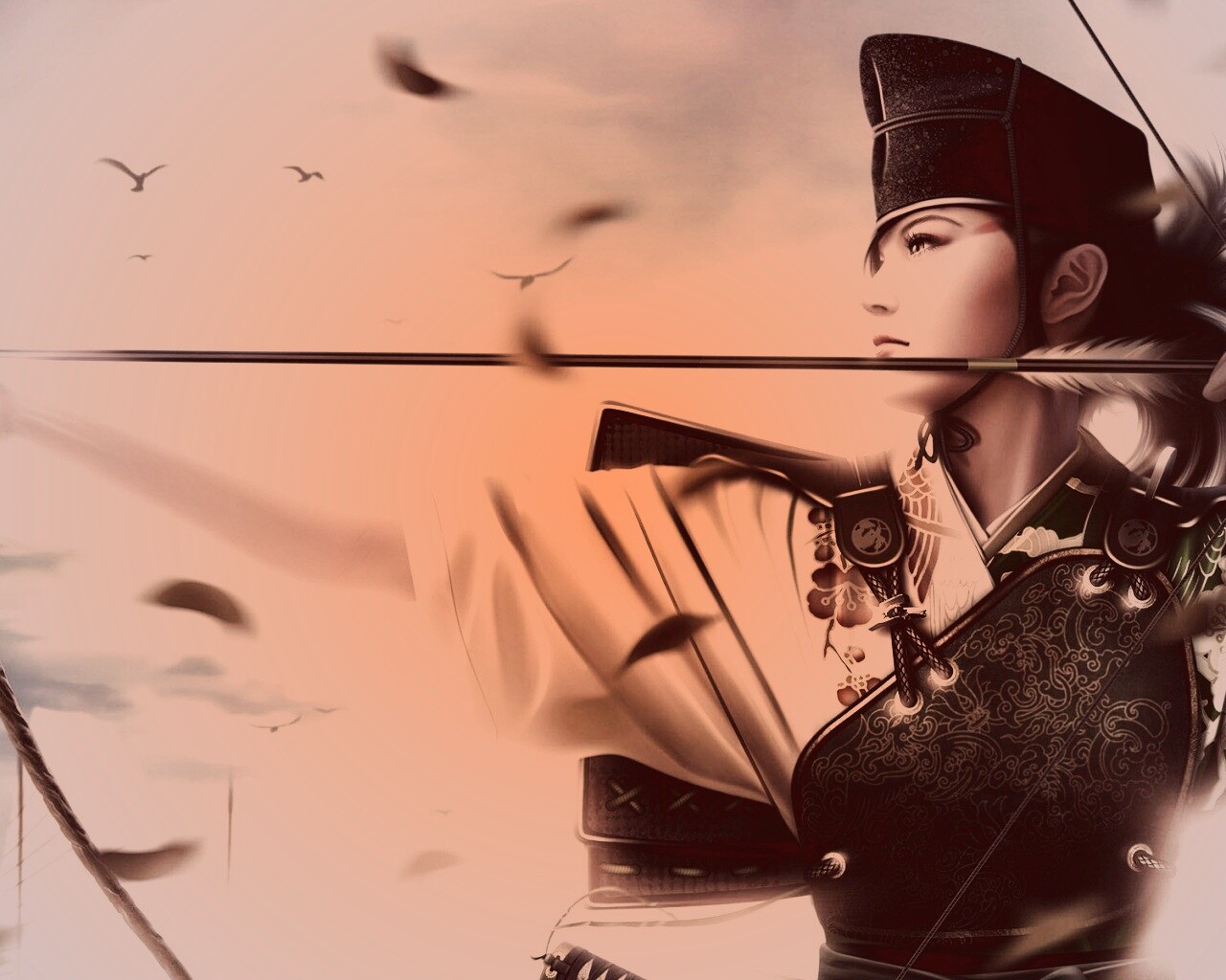 Лучница обои