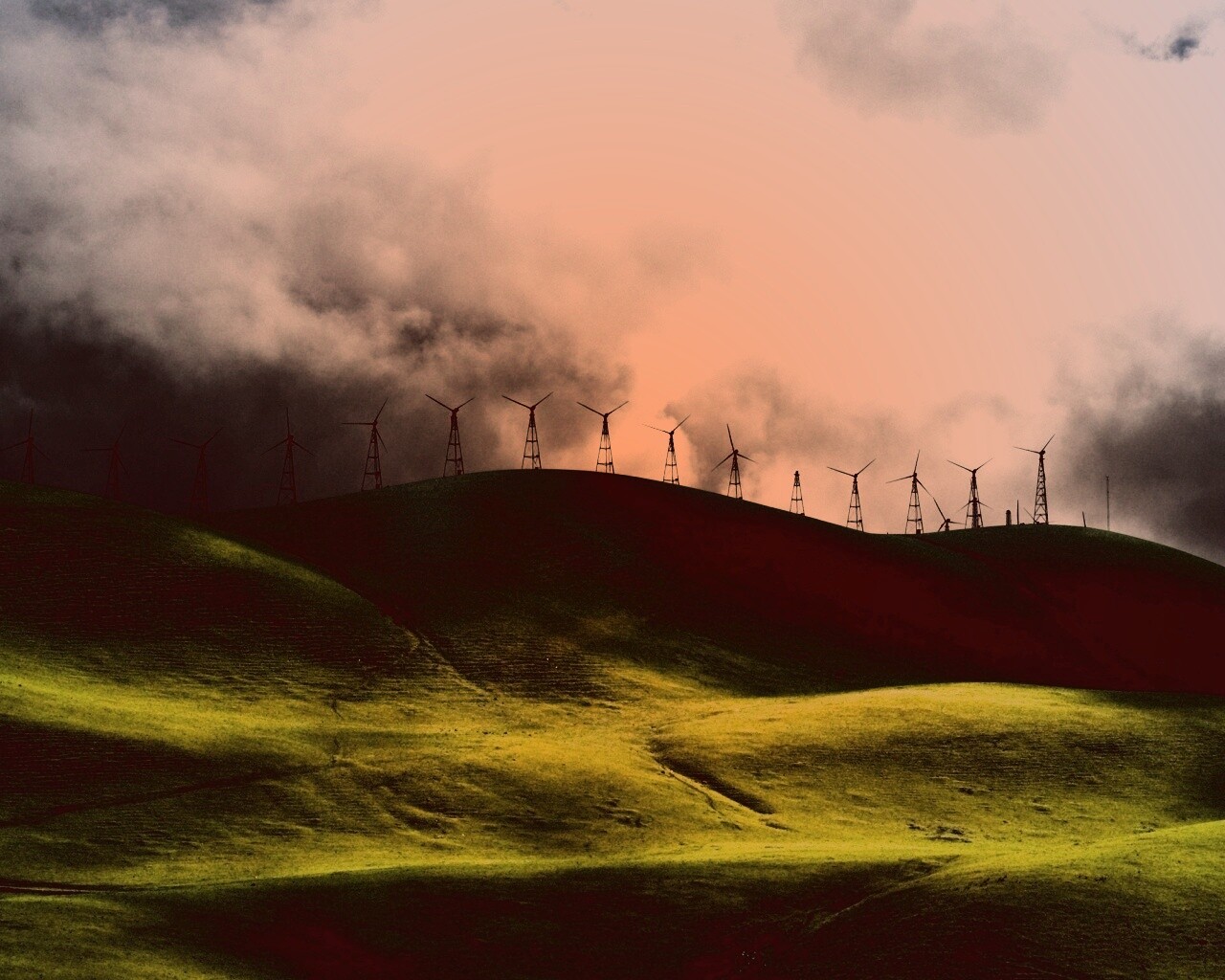 Время ветряков обои