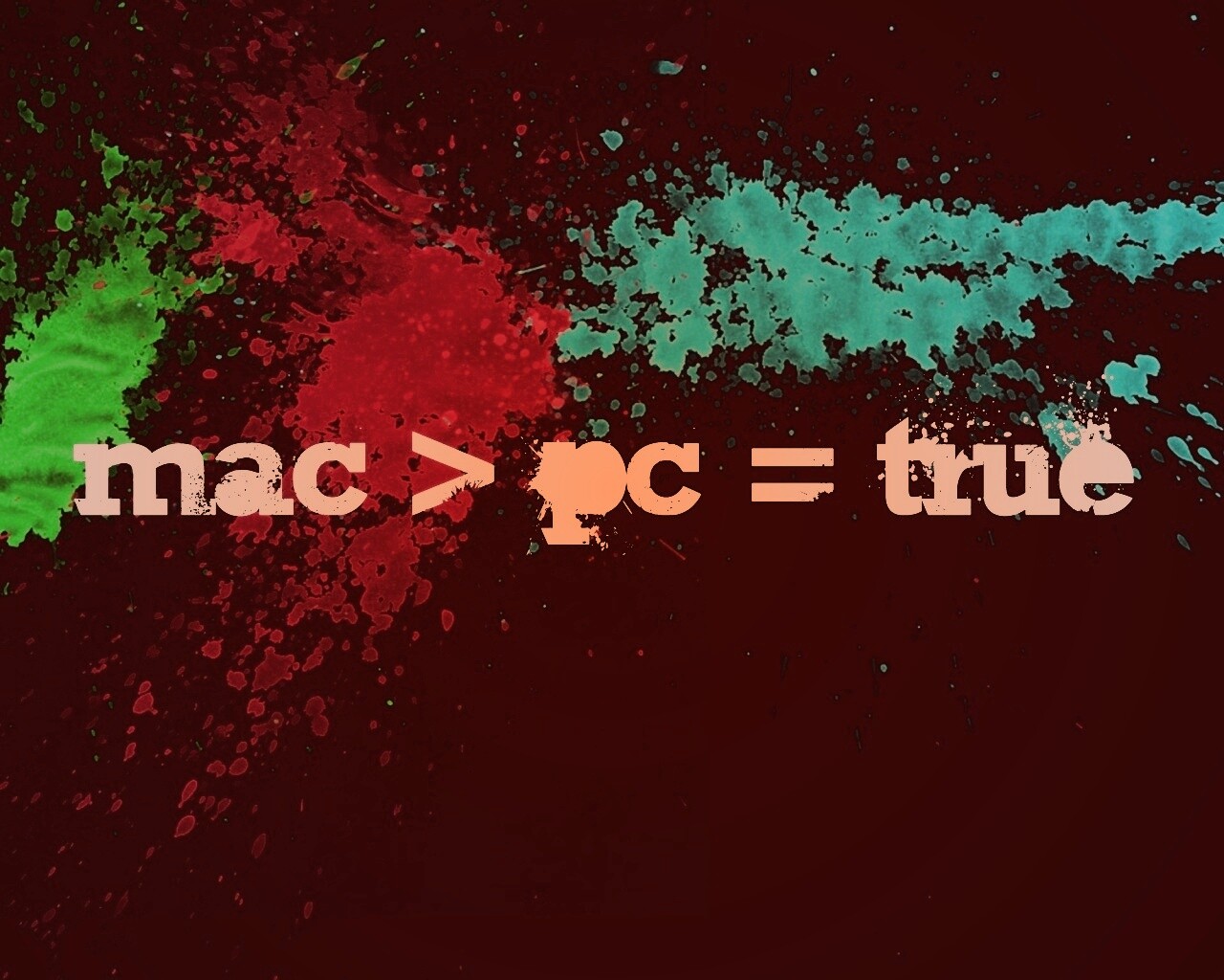 Mac лучше Pc обои