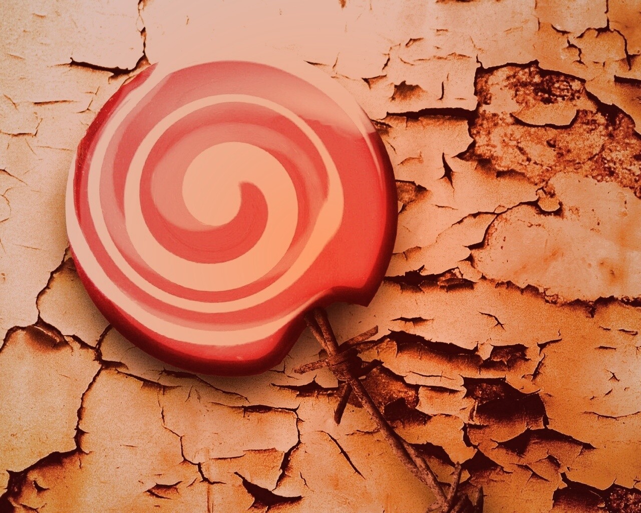 Леденец на палочке обои