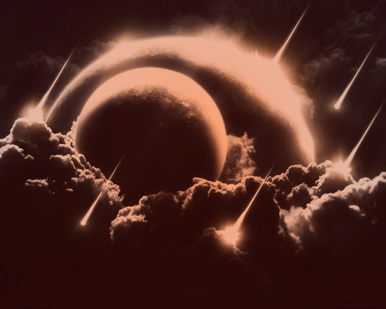 Астероидная атака обои