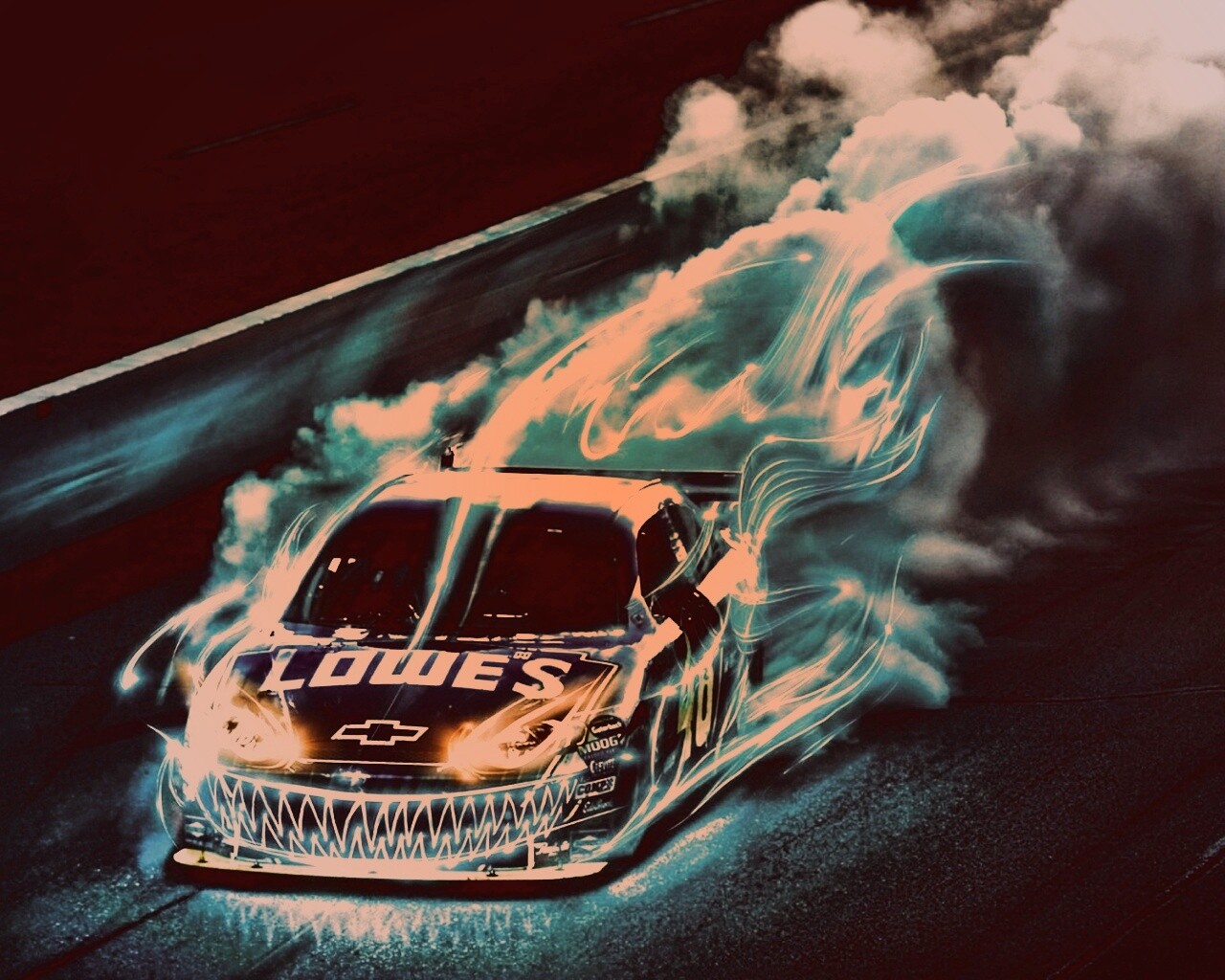 Дорожный монстр обои