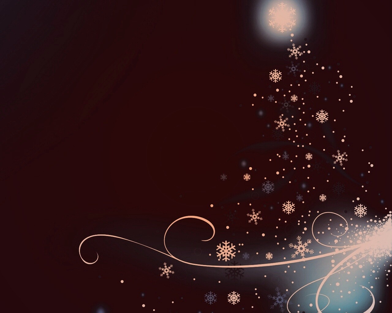 Волшебная елка обои