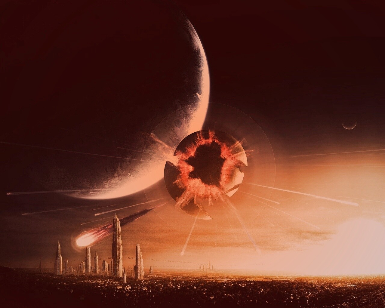 Катастрофа планетарного масштаба обои