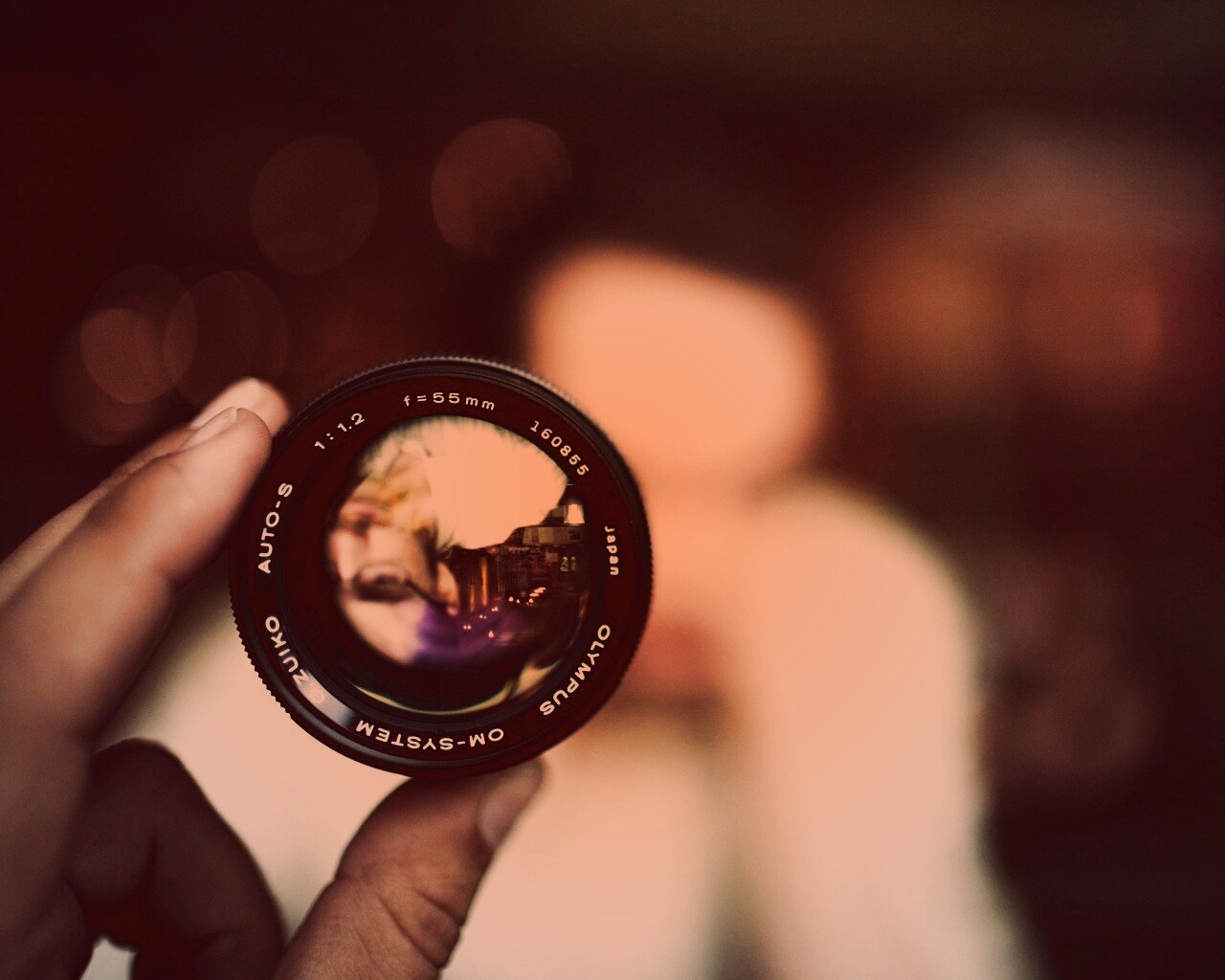 Объектив Olympus обои