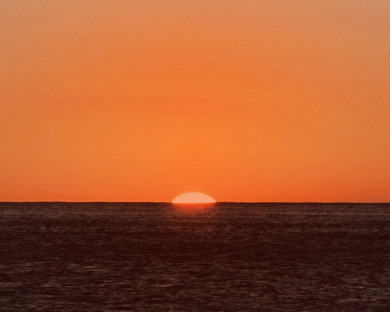 Идеальный закат обои