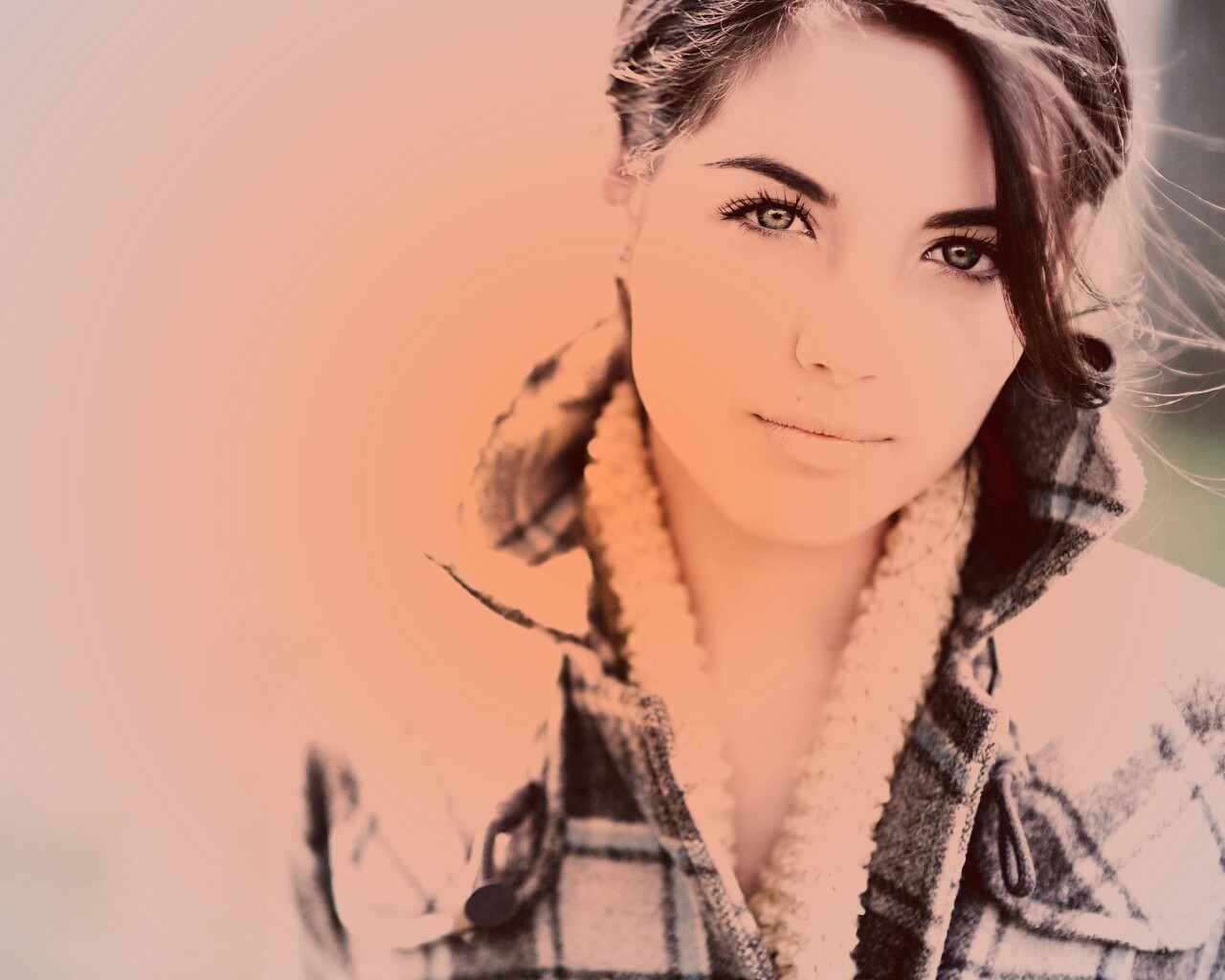 Красивая молодая девушка обои