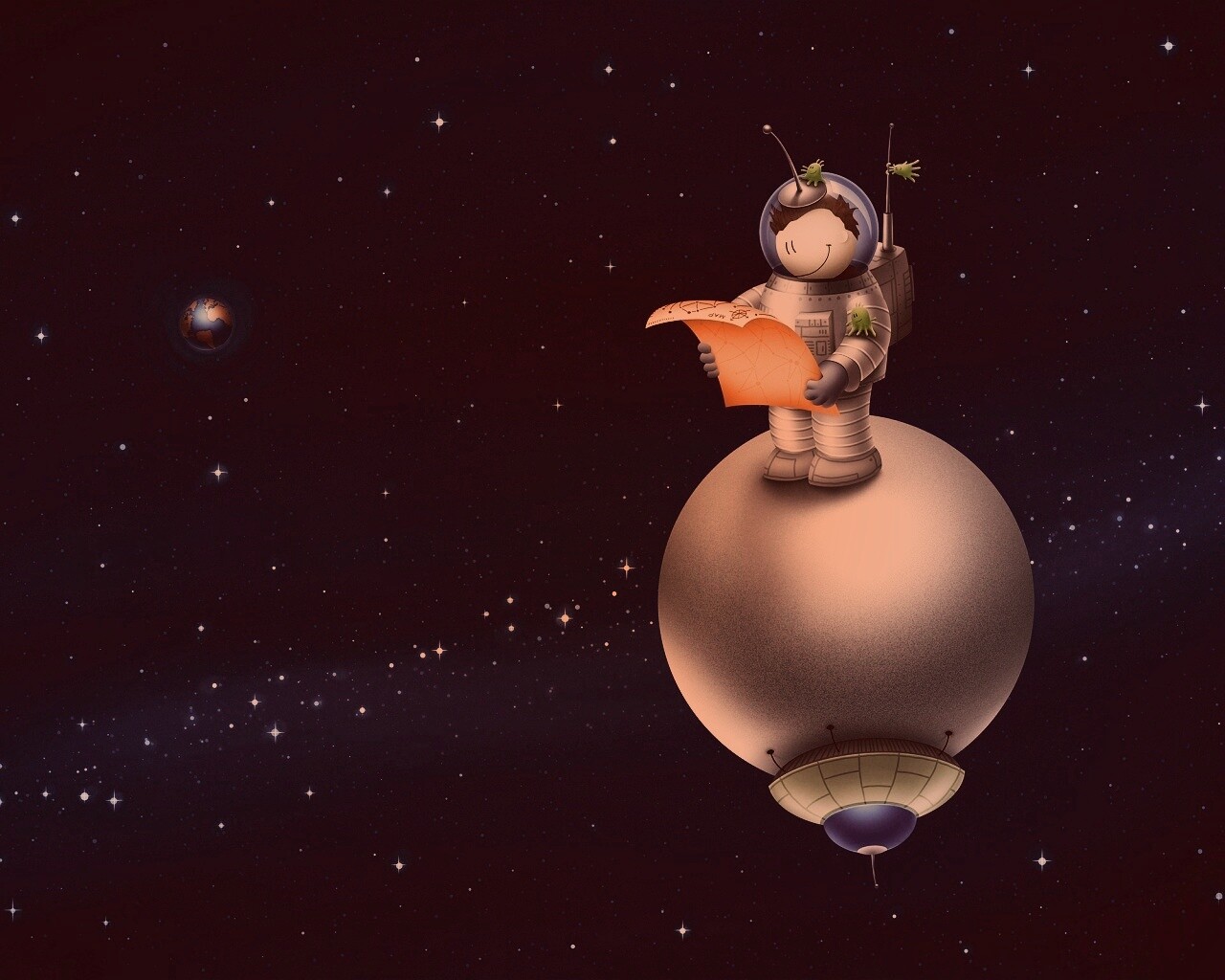 На маленькой планете обои