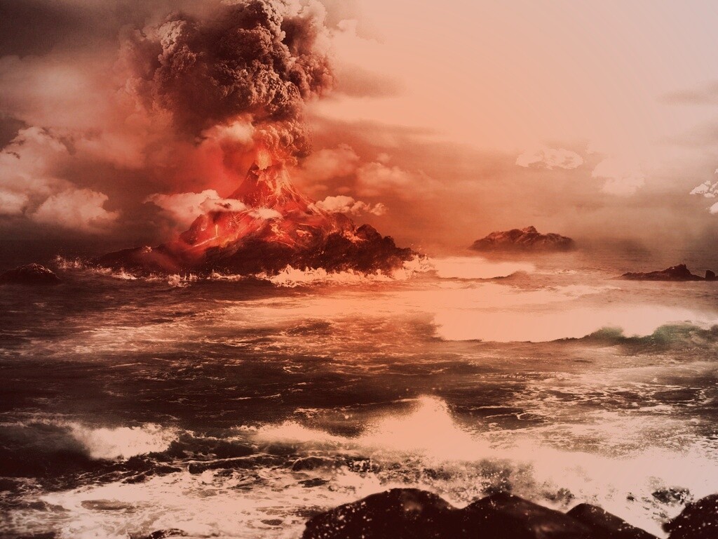 Вулкан обои