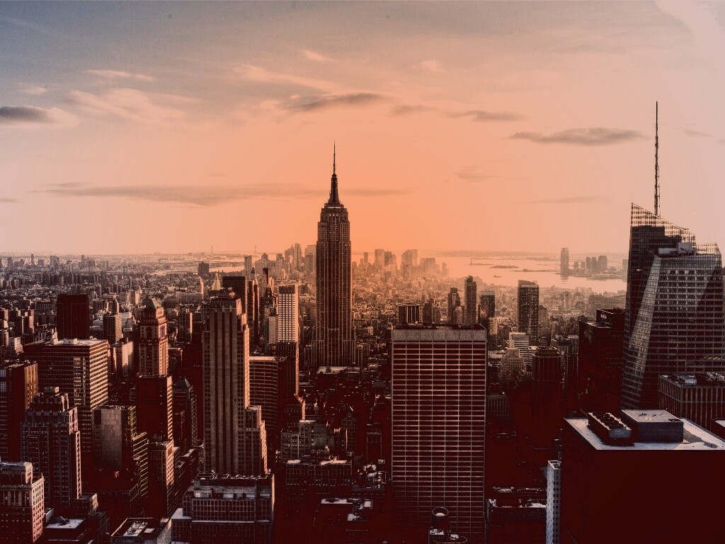 Большой город обои