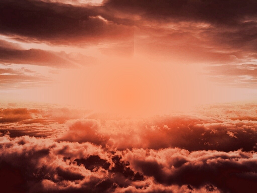 Небеса и солнце обои