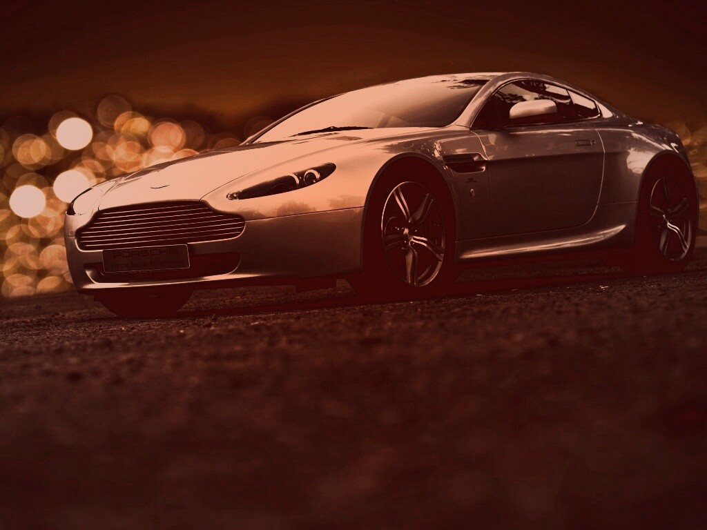 Серебряная машина обои