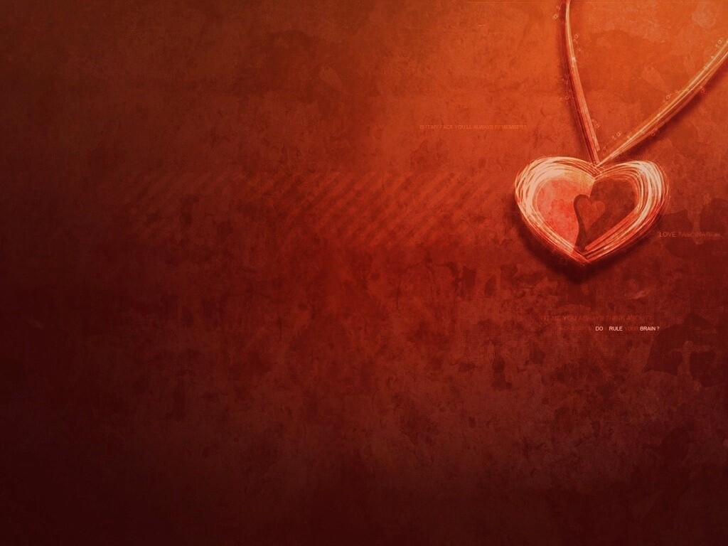 Кулон сердечком обои