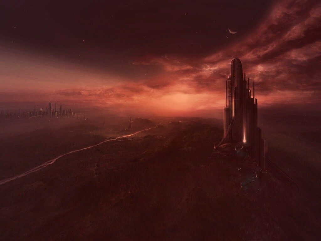 Города будущего обои