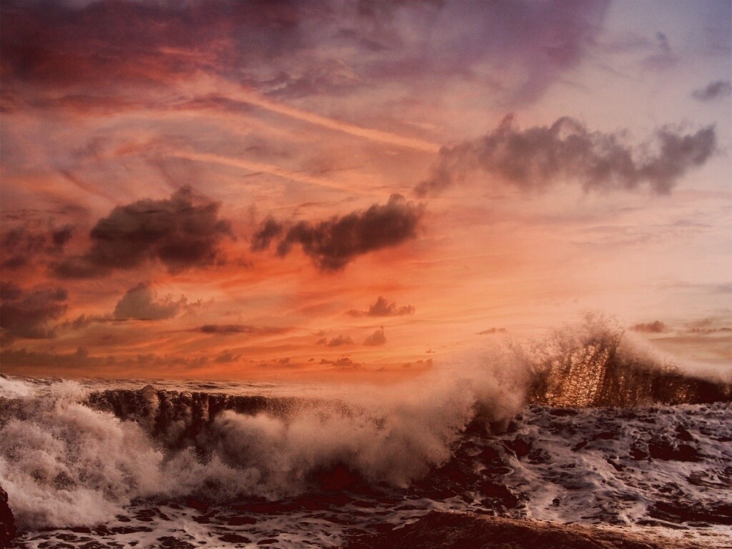 Бушующее море обои