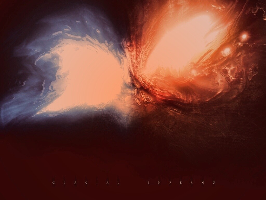 Огонь против льда обои