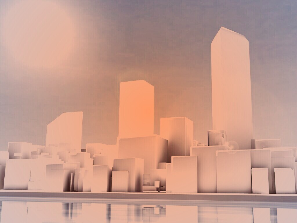 Картонный город обои