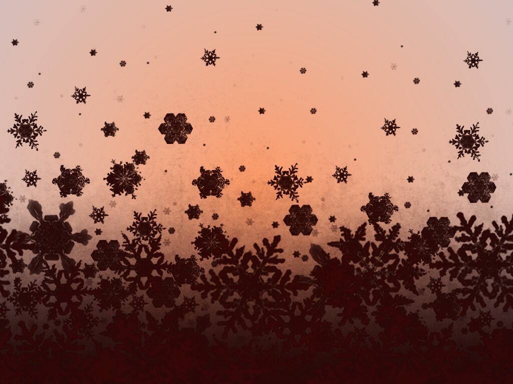 Черный снег обои