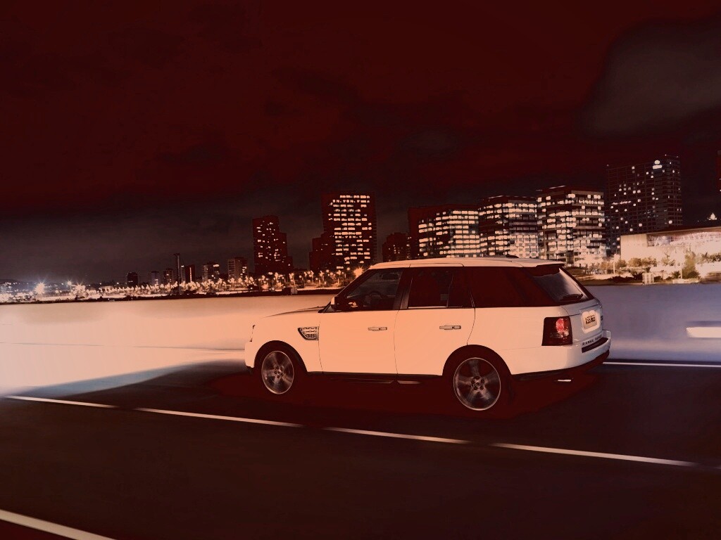 Белый Лэнд Ровер обои