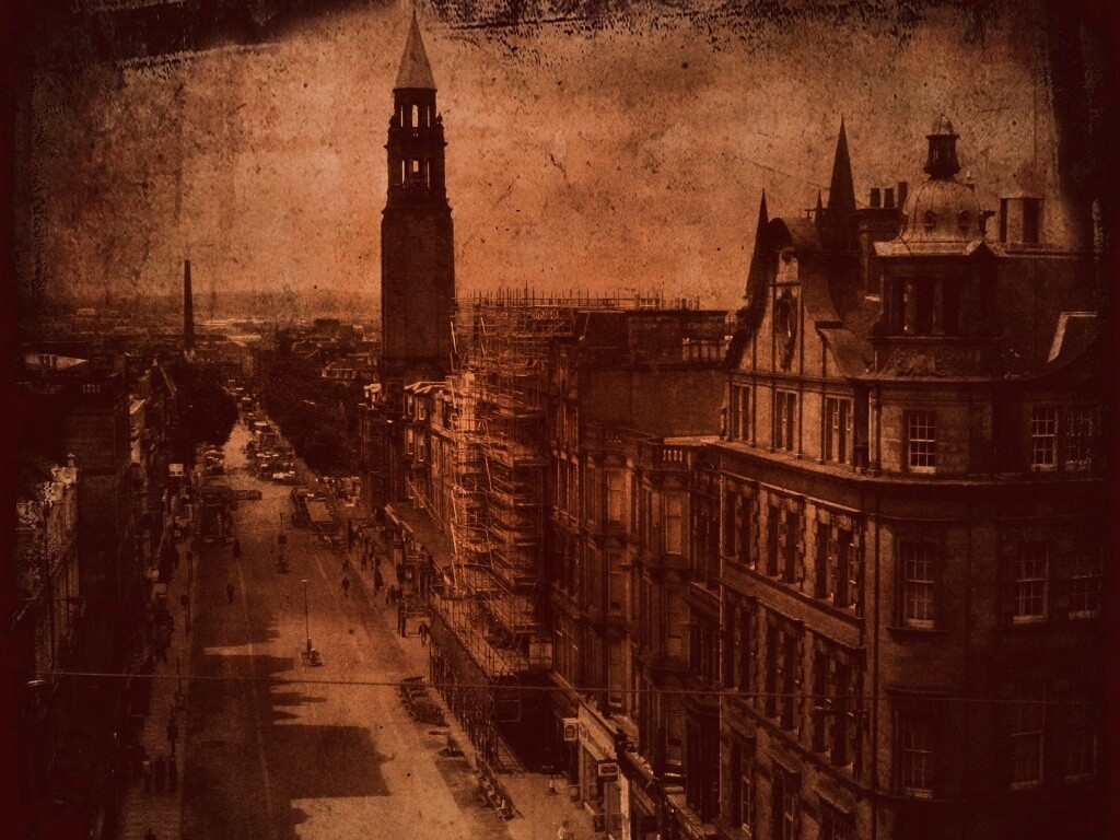 Старинное фото города обои