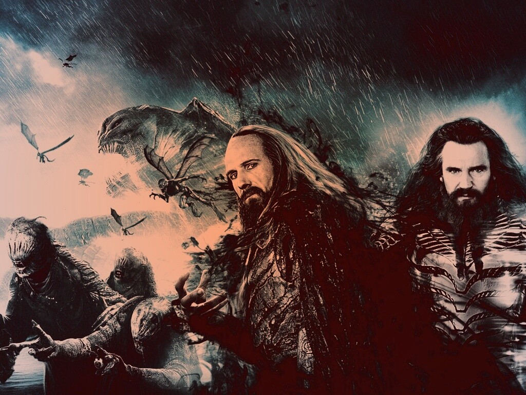 Зевс и Аид из фильма Битва Титанов обои