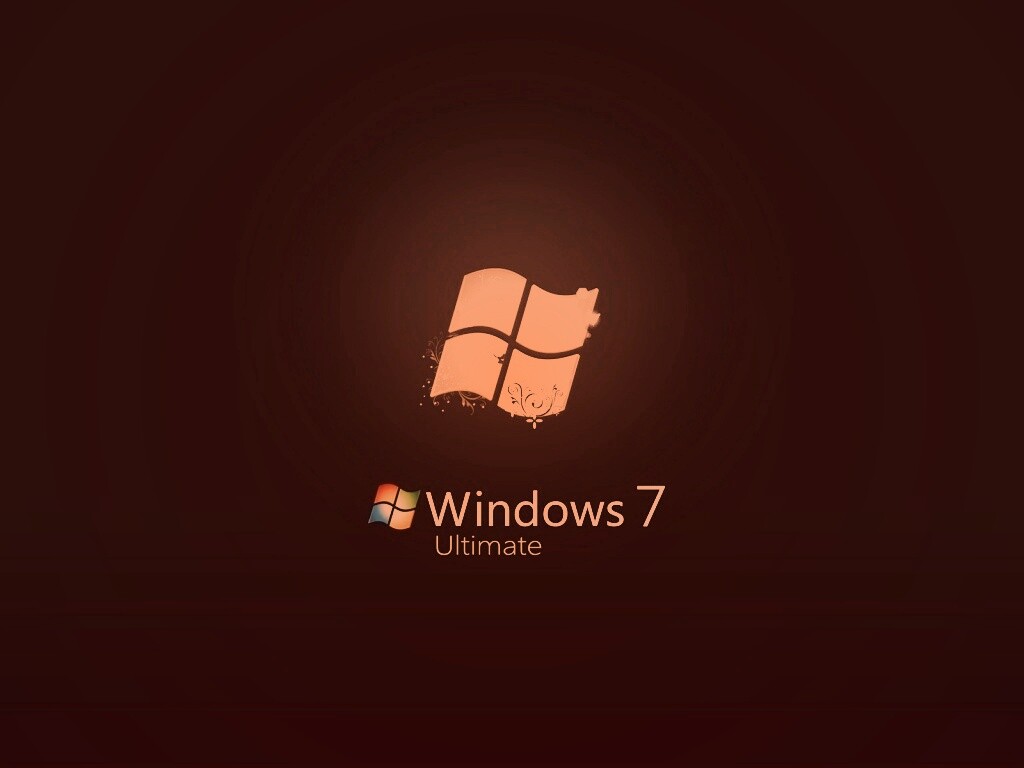 Логотип WIndows 7 Ultimate обои