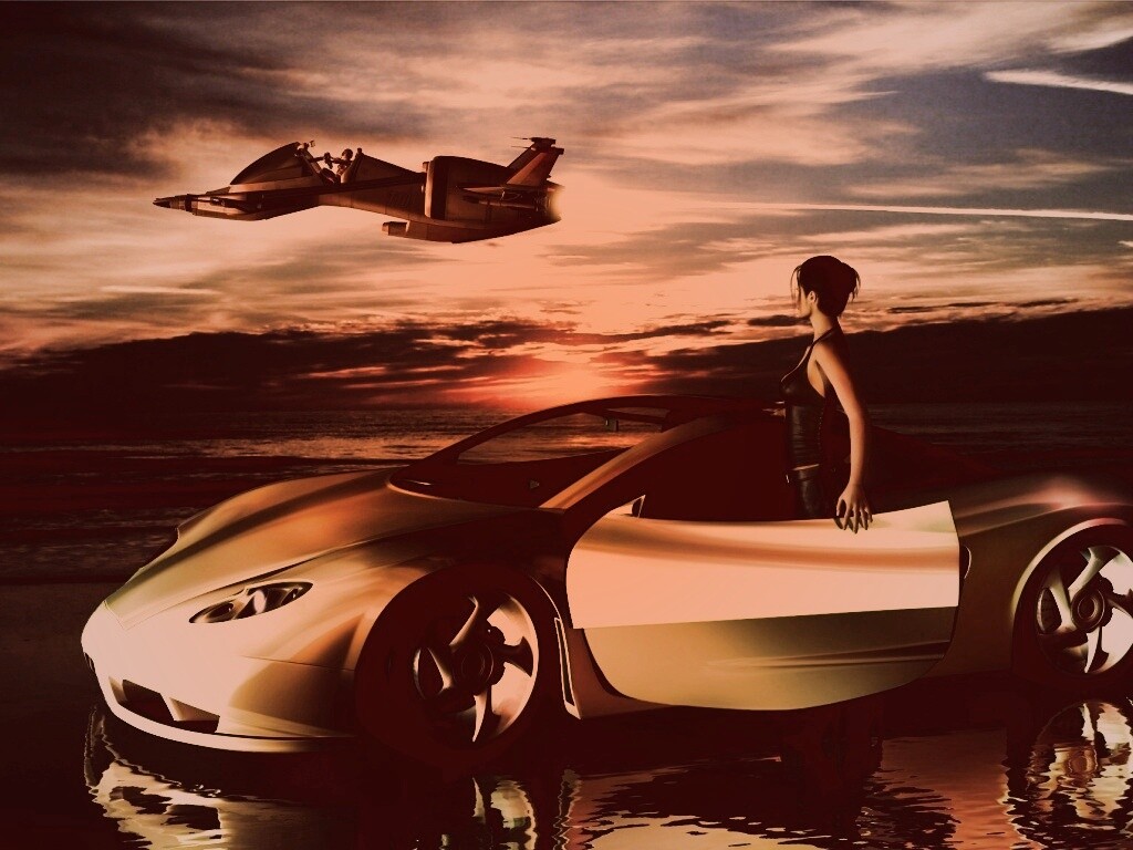 Транспорт будущего обои
