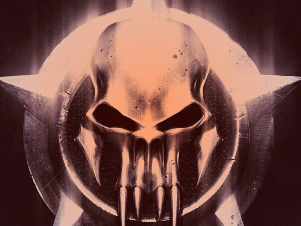 Клыкастый череп обои