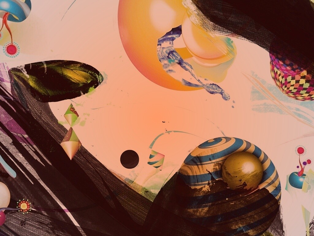 Абстракция из игрушек обои