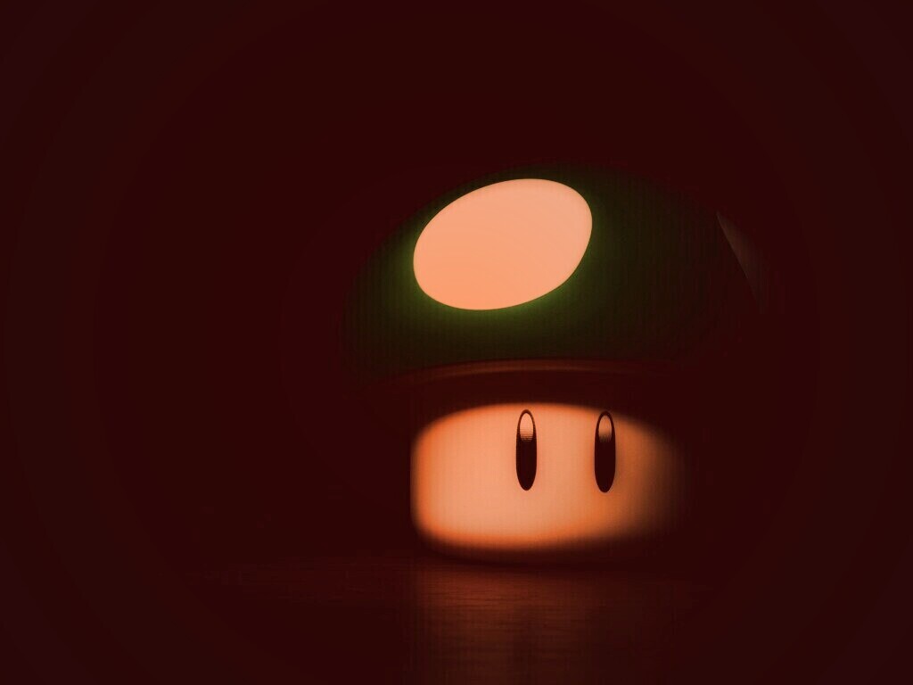 Гриб из игры марио обои