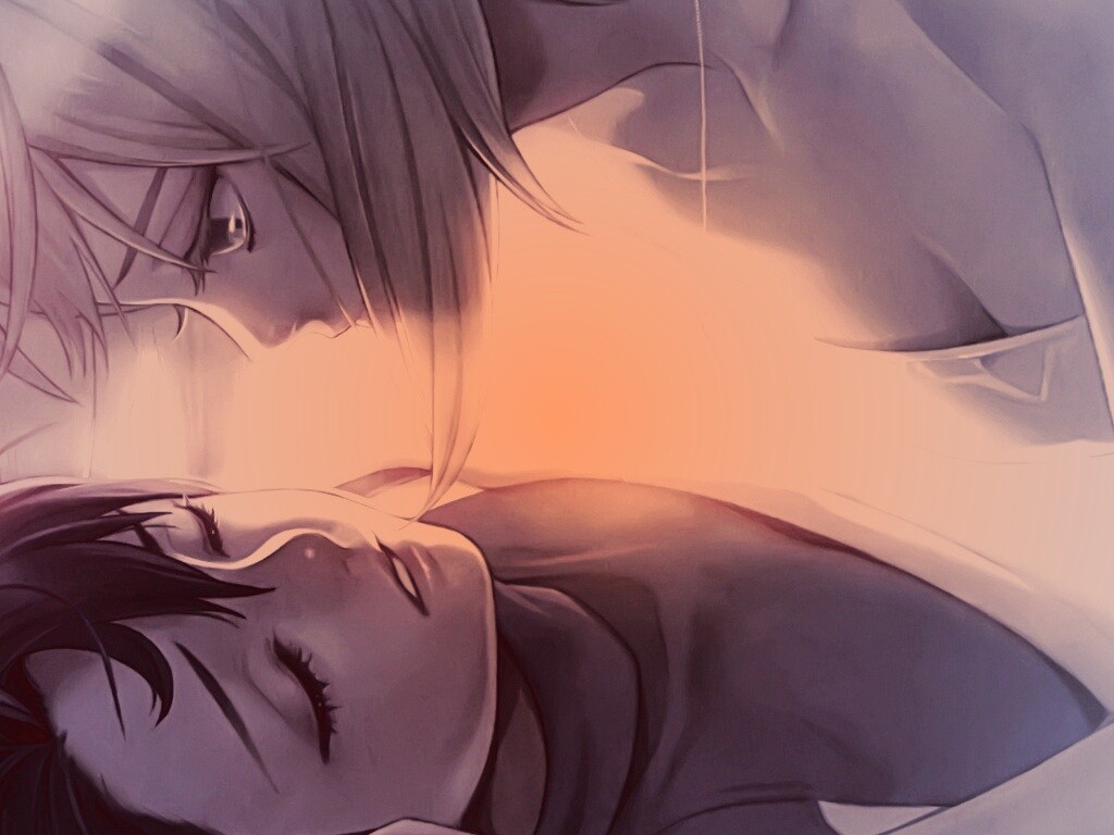 За секунду до поцелуя обои