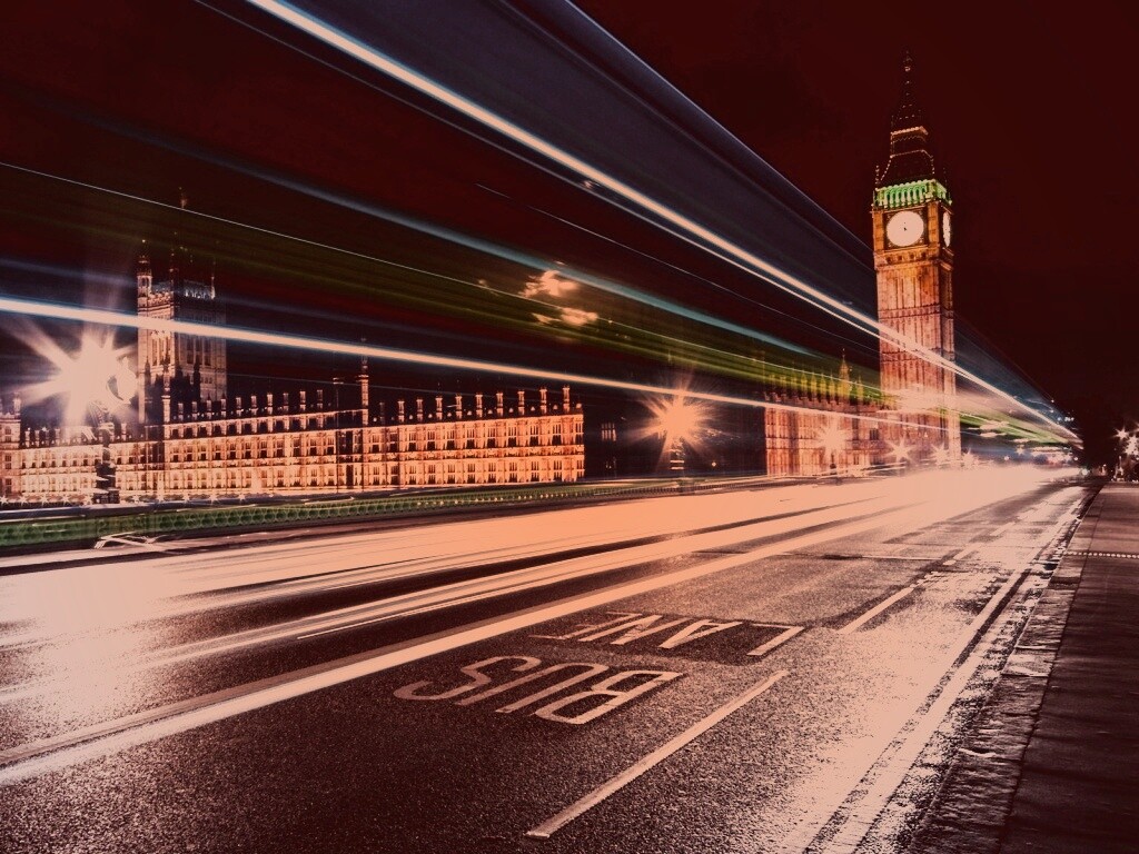 Ночной лондон обои