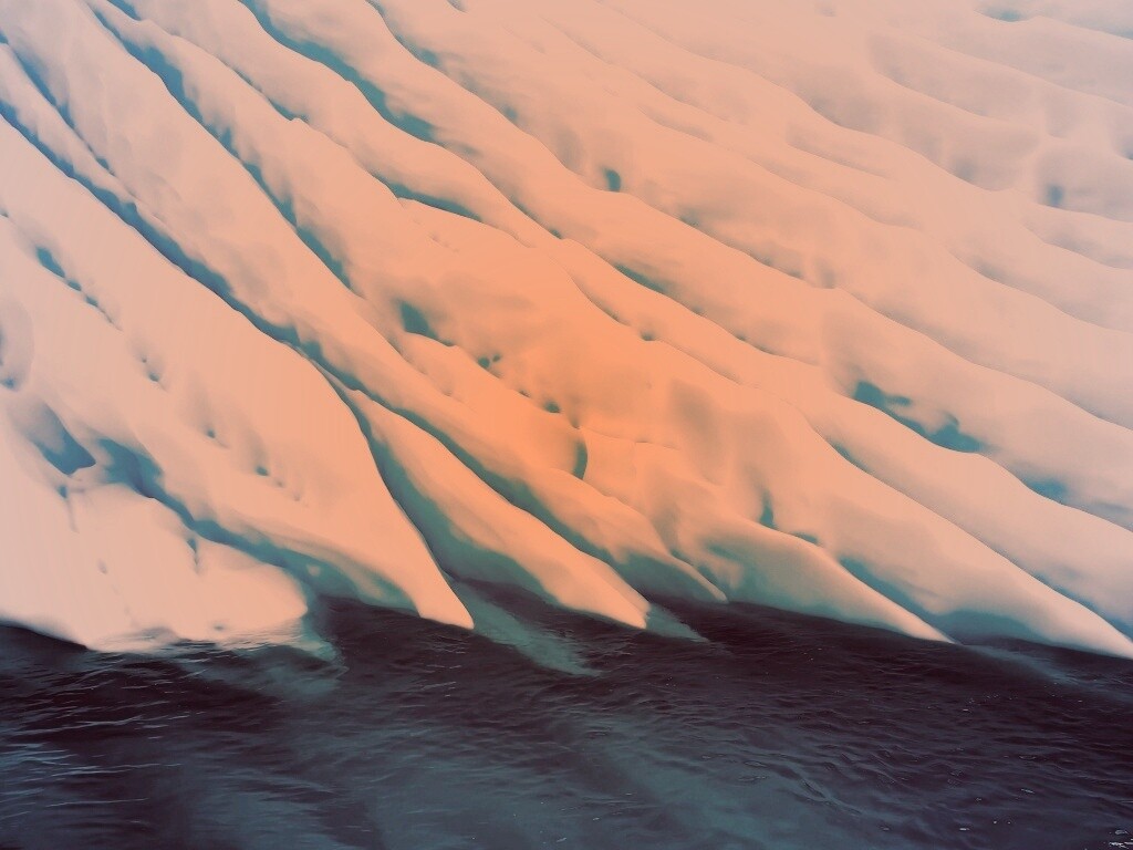 Борозды во льду обои