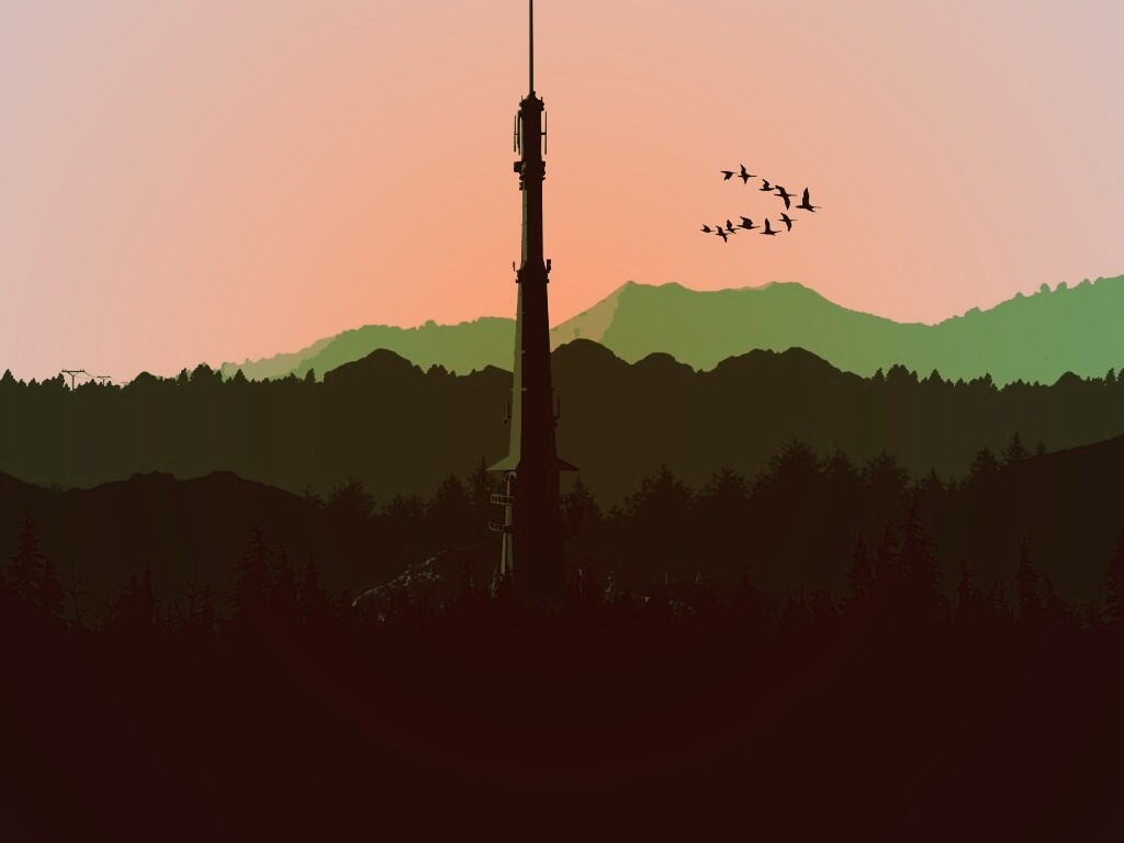 Зеленые горы обои