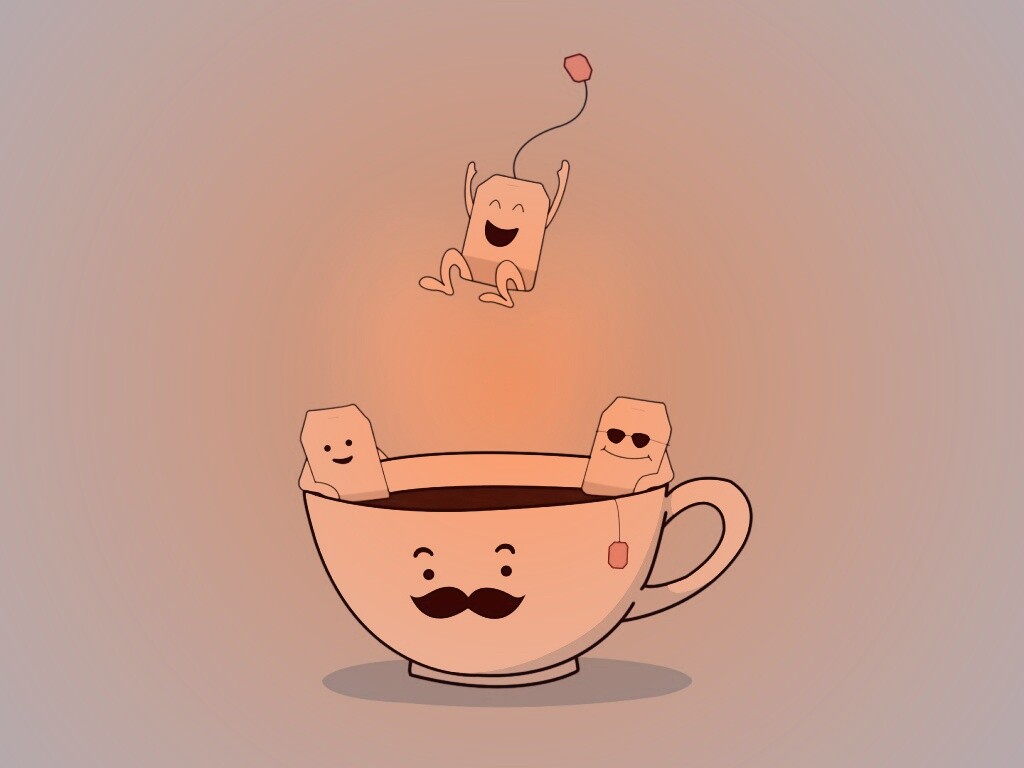 Чайная вечеринка обои