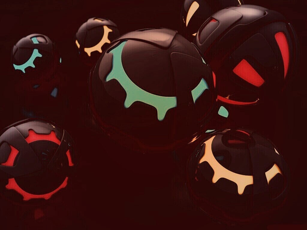 Трёхмерные шары обои