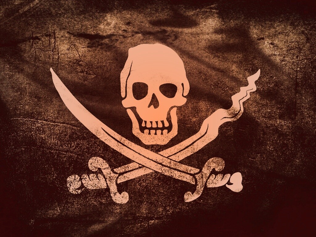 Пиратский флаг обои